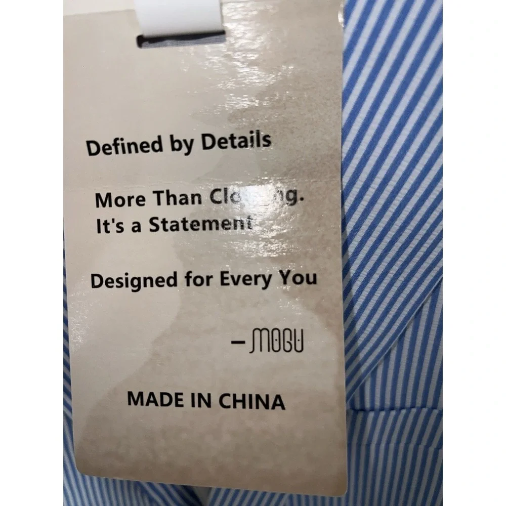 (b40/20) Mogu 2 Pieces Mens Suit Buttons Blazer Pants Set Size 3 Xl (42x33)